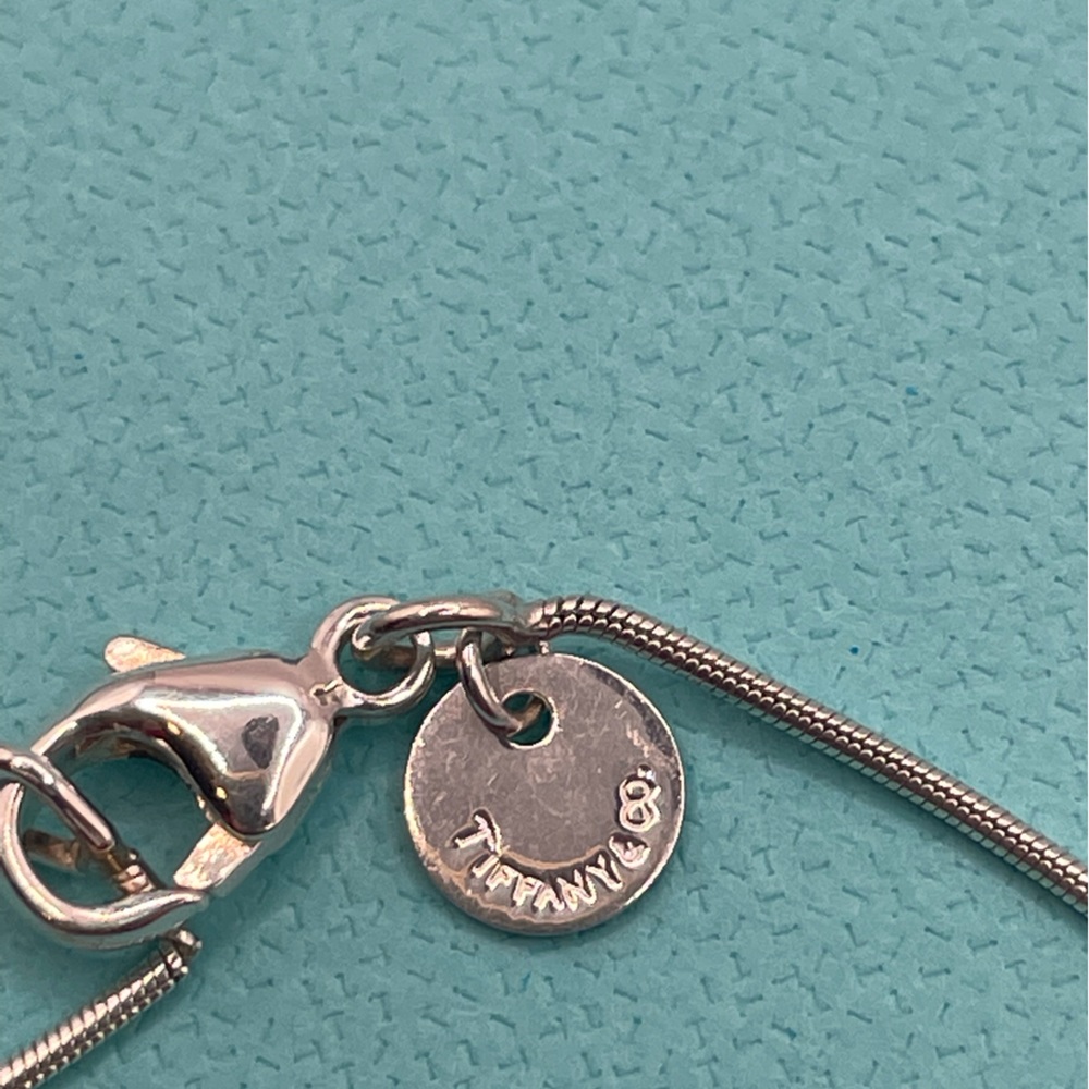 💍#13 Tiffany & Co Sterling Silver Heart Necklace - Picture 8 of 9